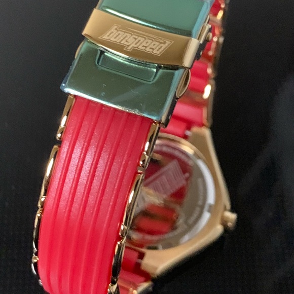 Lady Watch bonspeed Rubber strap Quartz Waterproof - Picture 3 of 7